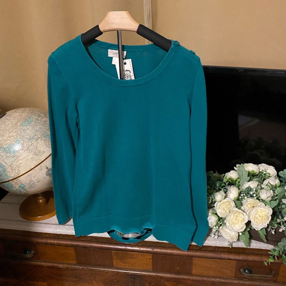 LOFT Teal Sweater